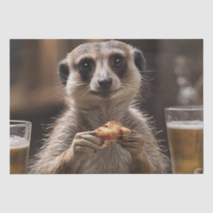 Papier Mousseline Le Déjeuner De Meerkat Sneaky,
