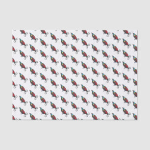 Papier Mousseline Le dessin animé oiseau de paradis de Wilson