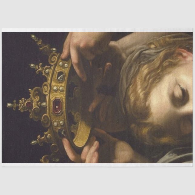 Papier Mousseline Le document de découpage de couronnement (Recto)