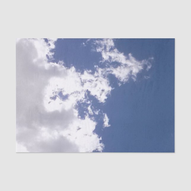 Papier Mousseline Le feu de nuage (Recto)