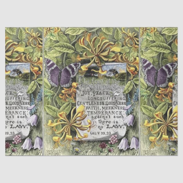 Papier Mousseline Le Fruit De L'Esprit (Recto)