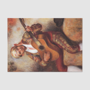 Papier Mousseline Le guitariste espagnol (par Pierre-August Renoir)