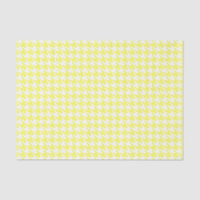 Papier Mousseline Le Houndstooth moderne de Lemonade à Emporiomoffa (Recto)