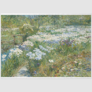 Papier Mousseline Le Jardin aquatique (par Childe Hassam)