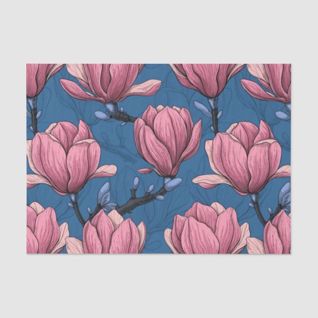 Papier Mousseline Le jardin de Magnolia (Recto)