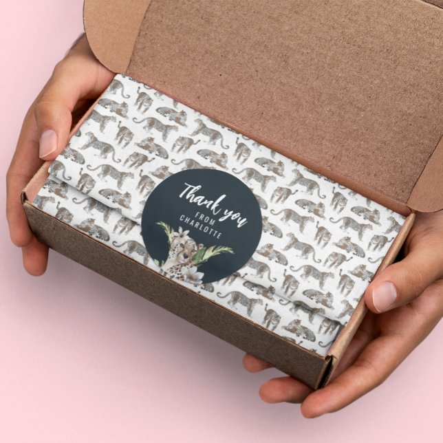 Papier Mousseline Le léopard sauvage de la Jungle Safari (Créateur téléchargé)