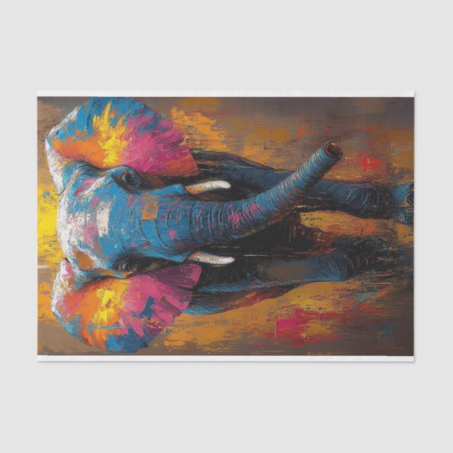 Papier Mousseline Le Lyfe éléphant1 (Recto)