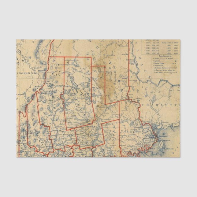 Papier Mousseline Le Maine 18 (Recto)