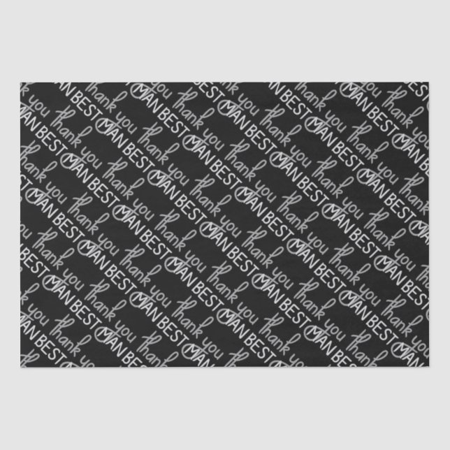 Papier Mousseline Le meilleur homme de Merci (Recto)