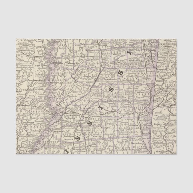 Papier Mousseline Le Mississippi 9 (Recto)