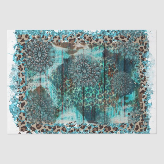 Papier Mousseline Le modèle Western Series Design 32 (Recto)