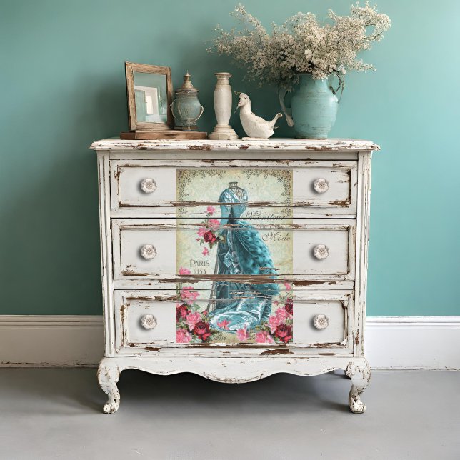 Papier Mousseline Le Moniteur de le Mode Découpage Mode française (Créateur téléchargé)