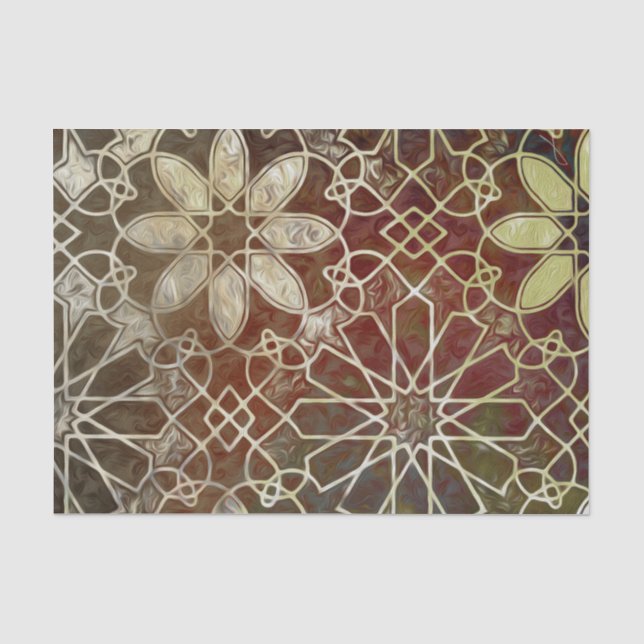Papier Mousseline Le mystique couvre de tuiles II (Recto)
