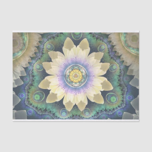 Papier Mousseline Le Pastel Petals of Spring's Premier Lotus Blossom (Recto)