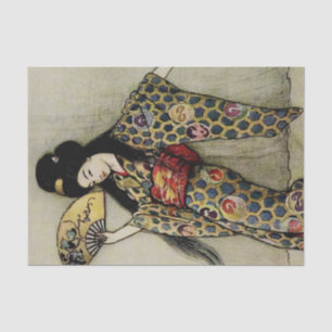 Papier Mousseline « Le Peigne d'or » par Warwick Goble