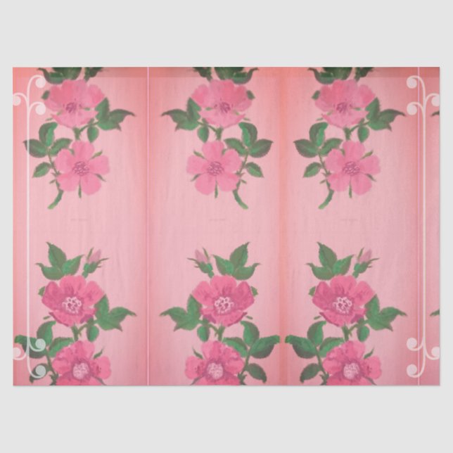 Papier Mousseline Le Petit Fleur  (Recto)