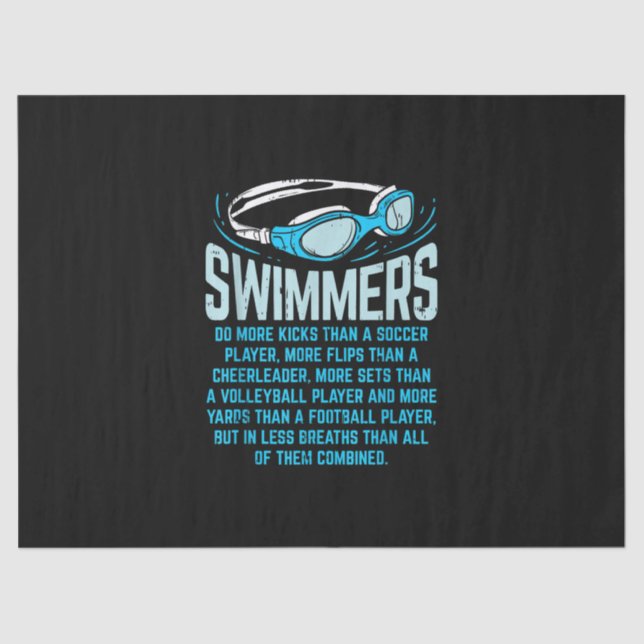 Papier Mousseline Le Poison de Swimming Lover (Recto)