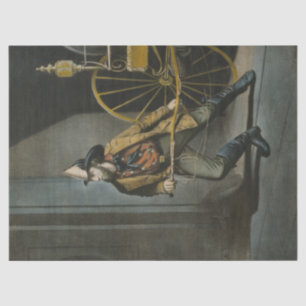 Papier Mousseline Le pompier américain : toujours prêt