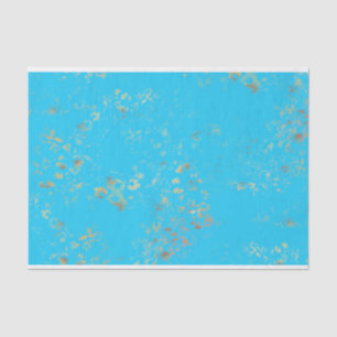 Papier Mousseline Le rêve de Sirène Romantique Turquoise
