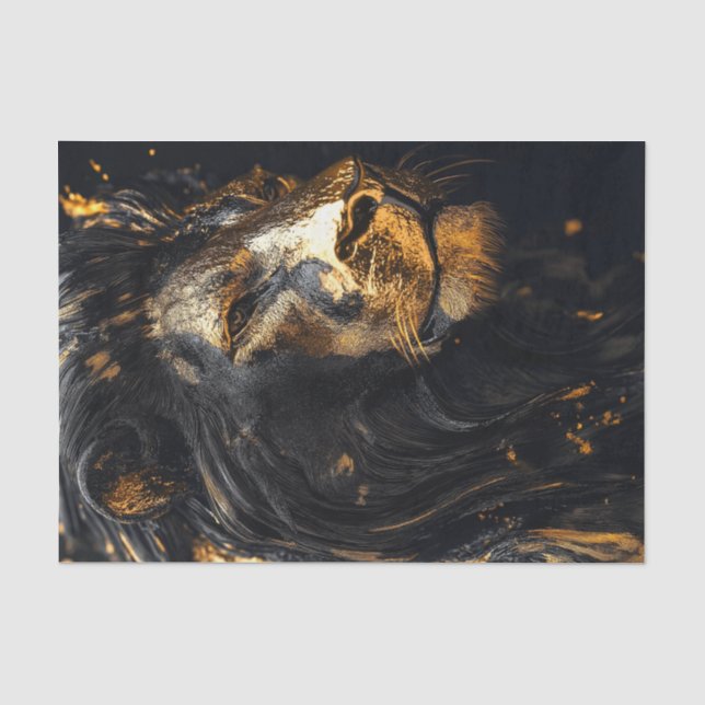 Papier Mousseline Le roi Lion noir1 (Recto)