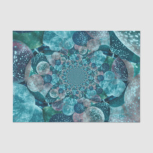 Papier Mousseline Le rose de bleu de turquoise tient le premier rôle