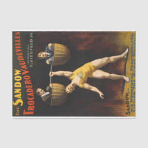 Papier Mousseline Le Sandow Eugen Sandow Vaudeville Weightlifter