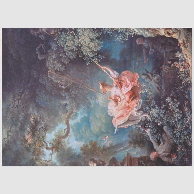 Papier Mousseline Le Swing, Fragonard (Recto)