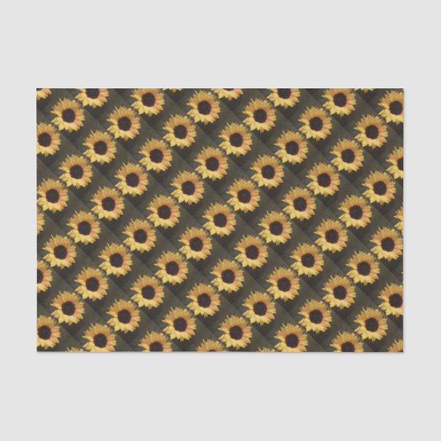 Papier Mousseline Le tournesol de Susan (Recto)