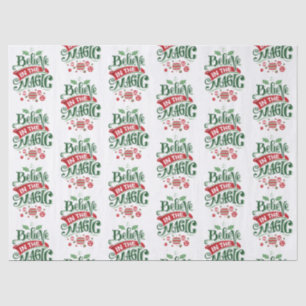 Papier Mousseline Le Typographe du Magic Christmas
