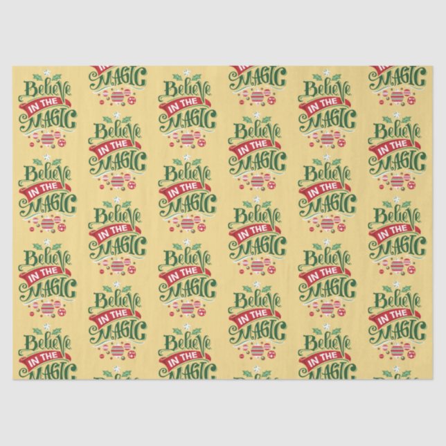 Papier Mousseline Le Typographe du Magic Christmas (Recto)