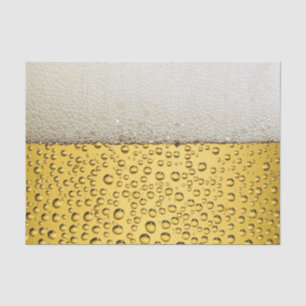 Papier Mousseline Le verre de bière personnalisent
