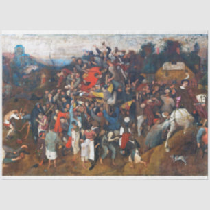 Papier Mousseline Le vin de Saint Martin, Pieter Bruegel
