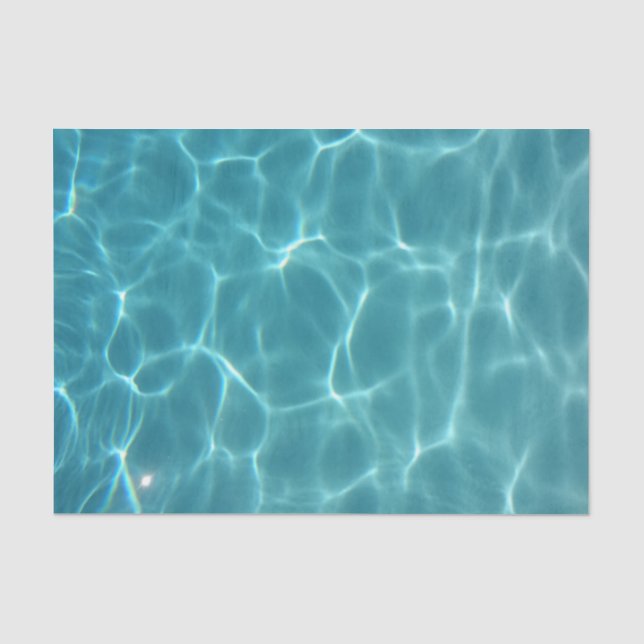 Papier Mousseline L'eau de piscine (Recto)