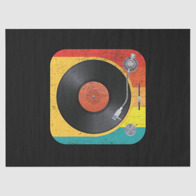 Papier Mousseline Lecteur vinyle (Recto)