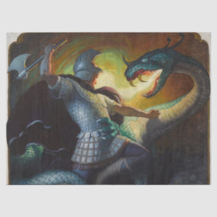 Papier Mousseline Légendes de Charlemagne par Newell Convers Wyeth