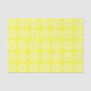 Papier Mousseline Lemon Mandala