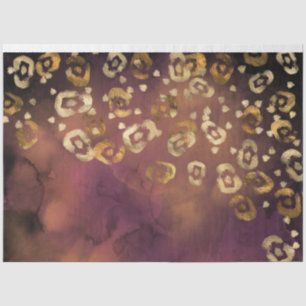 Papier Mousseline Leopard Peinture Series Design 7
