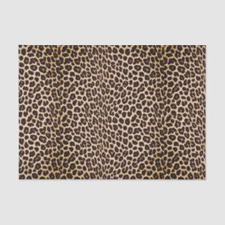 Papier Mousseline leopard printed 