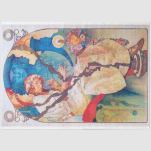 Papier Mousseline L'épopée slave, Alphonse Mucha