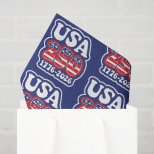 Papier Mousseline Les 250 ans d'Amérique - Groovy USA 250