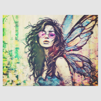 Papier Mousseline Les ailes d'un conte équitable