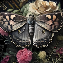 Papier Mousseline Les ailes sombres fleurissent