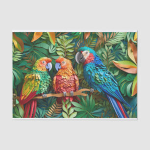 Papier Mousseline Les amateurs de plage de Parrot cool