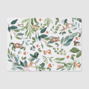Papier Mousseline Les animaux des bois L'artisanat de la Découpage