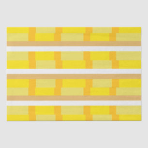 Papier Mousseline les années 70 Retro Super Stripes Motif Seventies