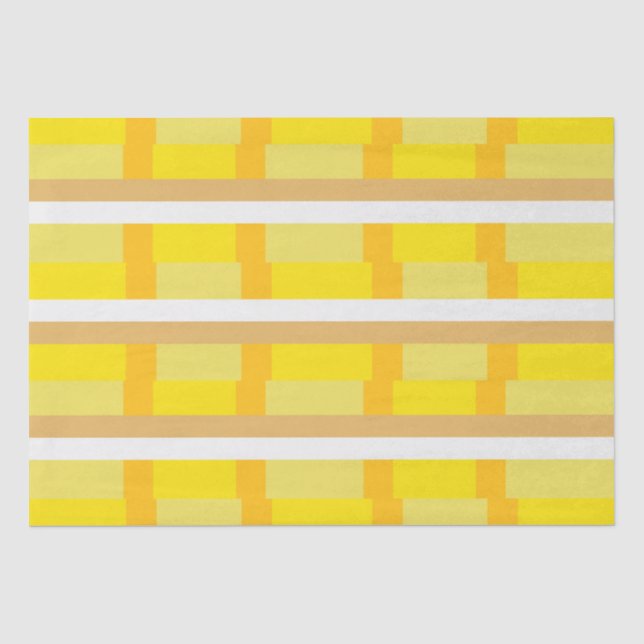 Papier Mousseline les années 70 Retro Super Stripes Motif Seventies  (Recto)