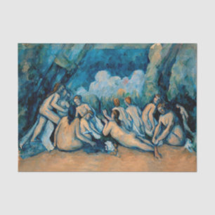 Papier Mousseline Les "Bathers" de Paul Cezanne (Les Grandes Baigneu