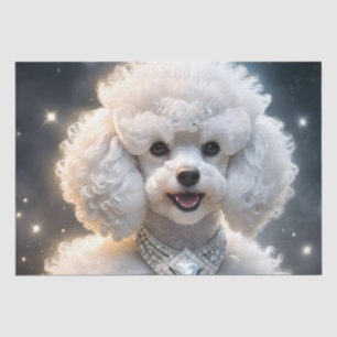 Papier Mousseline Les Canicules Blanches Fluffantes Portent Des Diam