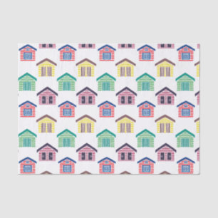 Papier Mousseline Les Chambres de plage colorées