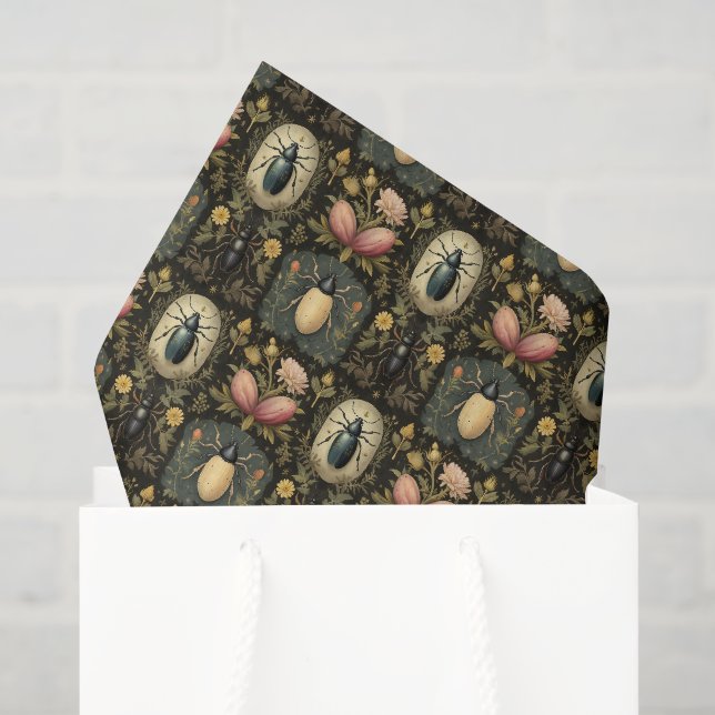 Papier Mousseline Les coléoptères (Sac cadeau)